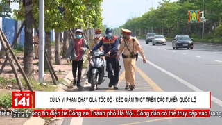 Xử lý vi phạm chạy quá tốc độ - kéo giảm tai nạn giao thông trên các tuyến quốc lộ