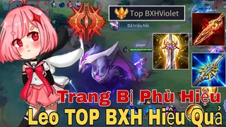 Violet Trang Bị Phù Hiệu Leo Top Hiệu Quả