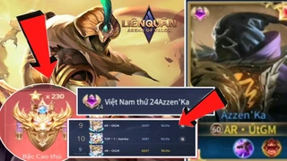 Azzenka Khống Chế Siêu Khỏe Gánh Team Cực Dễ