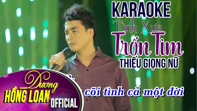 Karaoke Tình Xưa Trốn Tìm - Song ca Cùng Lê Sang - Karaoke Beat Gốc