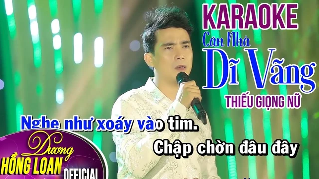 Karaoke Căn Nhà Dĩ Vãng - Song ca Cùng Lê Sang - Karaoke Beat Gốc