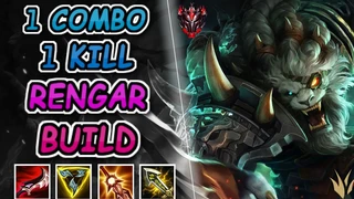 Rengar 1 Combo 1 Mạng Với Lối Lên Đồ Này