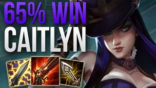 Caitlyn AD Trang Bị Này Leo Rank Cực Hay