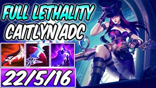 Caiitlyn Ad Trận Đấu Build Đồ Cực Dị