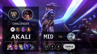 Akali Rank Thách Đấu Chơi Quá Đáng Sợ