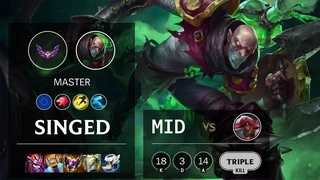 Singed Đi Mid Lên Đồ Thế Nào