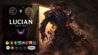 Lucian Xạ Thủ Đi Mid Quá Gắt 