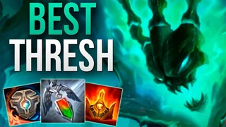 Thresh Hỗ Trợ Trận Đấu Đè Đường Quá Khủng 