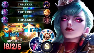 Evelynn Rừng Gánh Team Với Tripplekill