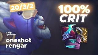 Rengar 100% Chí Mạng Dame Cực Ảo 