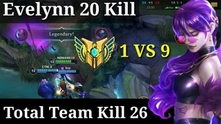 Evelynn Rừng Trận Đấu Ăn 20 Kill Cực Khoẻ 