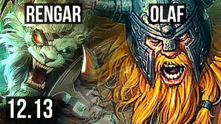 Rengar Đối Đầu Olaf Cực Căng Trong Rừng 