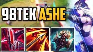 Ashe Trận Đấu Cực Xanh Bắn Nát Team Bạn 