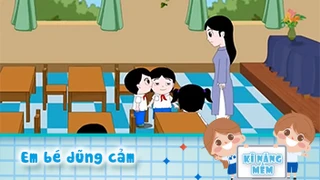 Em bé dũng cảm