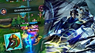 XinZhao Rừng Trang Bị Này Ăn 2 Quadrakill Cực Xanh