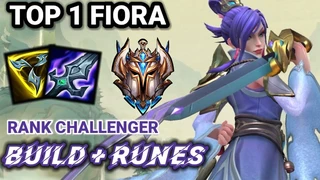 Fiora Rank Thách Đấu Trang Bị Thế Nào