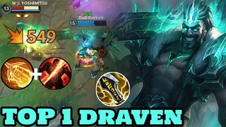 Draven Ad Trang Bị Này Kết Hợp Với Bảng Bổ Trợ Cực Hay
