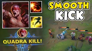 Leesin Rừng Ăn 2 Quadrakill Cực Xanh