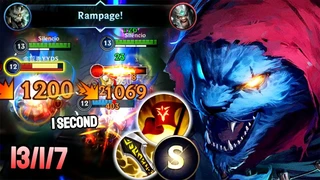 Rengar Rừng Giao Tranh Cực Hỗn Loạn Nhưng Vẫn Ăn Đuợc Mạng