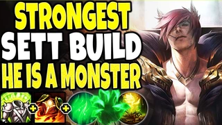 Sett Build Đồ Phong Cách Quái Vật Gánh Team