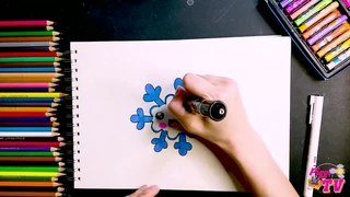Tổng hợp video vẽ người tuyết, bông tuyết mùa giáng sinh rực rỡ
