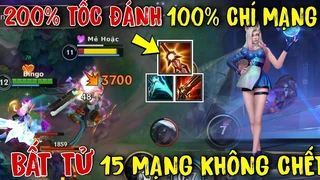 Ahri 200% Tốc Đánh Ăn 15 Mạng Bất Tử