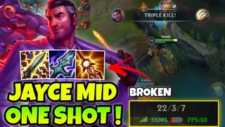 Jayce Chí Mạng Đi Mid Cực Khỏe