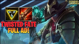 Twisted Fate Full Ad Ném Bài SIêu Khỏe
