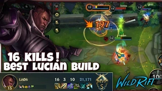 Lucian 16 Kills Gánh Team Mãn Nhãn