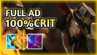 Twisted Fate Full Ad 100% Chí Mạng 1 Bài Lên Bảng