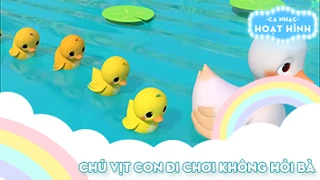 Ca khúc Chú vịt con đi chơi không hỏi bà