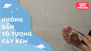 Hướng dẫn tô tượng cây kem