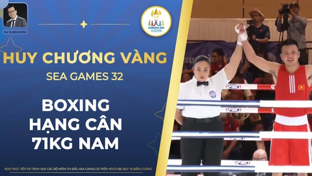 HCV Boxing hạng cân 71kg nam - Pha Knock-Out đối thủ Thái Lan mãn nhãn của Bùi Phước Tùng