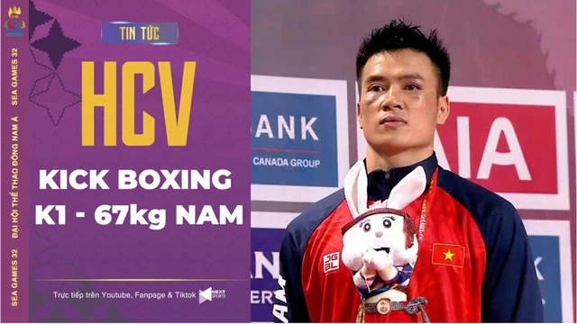 HCV Kickboxing K1 - 67kg nam - Chiến thắng áp đảo, Nguyễn Hoàng chốt sổ HCV cho ĐTT Việt Nam