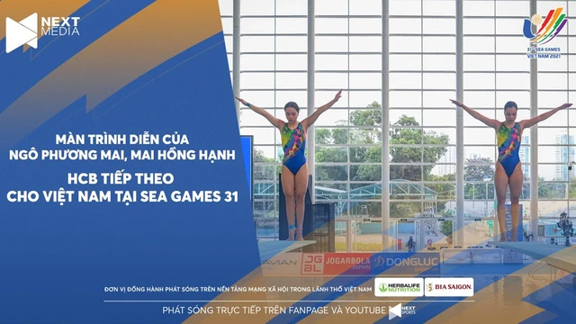 Màn trình diễn của Mai Hồng Hạnh - Ngô Phương Mai HCB tiếp theo cho Việt Nam tại SEA Games 31-1