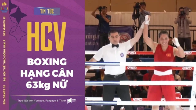 🥇 HCV Boxing hạng cân 63kg nữ | Hà Thị Linh chiến thắng võ sĩ tới từ Philippines