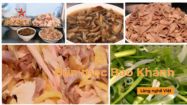  Bún mọc Bảo Khánh - Món ăn thơm ngon hương vị đậm đà - Tinh Hoa Ẩm Thực