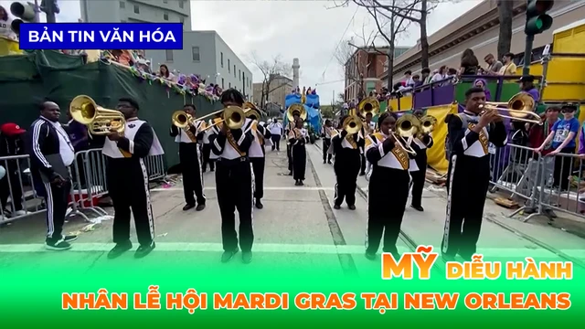 Mỹ - Diễu Hành Nhân Lễ Hội Mardi Gras Tại New Orleans