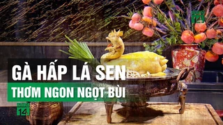 Gà hấp Lá Sen Thơm ngon ngọt bùi