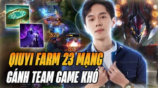 Qiuyi Farm 23 Mạng Rank Cao Thủ Gánh Team Game Khó Cực Mãn Nhãn Với Con Kha'zix 6 Món