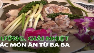 Bổ dưỡng giải nhiệt với các món ăn từ Ba Ba