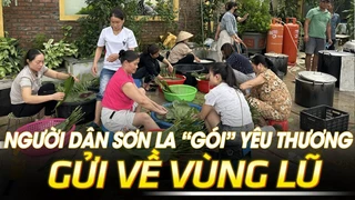 Người dân Sơn La “gói” yêu thương gửi về vùng lũ | VOVTV