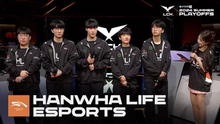 [VIETSUB] Phỏng Vấn Hanwha Life Esports | Playoffs LCK Mùa Hè 2024 R2 [HLE vs T1]