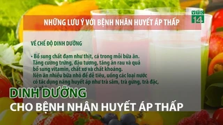 Dinh dưỡng cho bệnh nhân Huyết Áp thấp