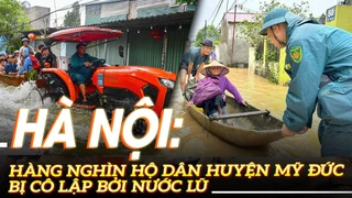 Hà Nội hàng nghìn hộ dân Huyện Mỹ Đức bị cô lập bởi nước lũ | VOVTV