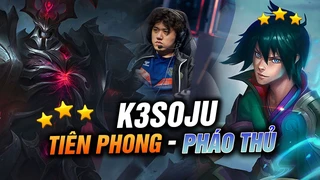 K3soju Hwei Ezreal Carry 4 Pháo 4 Tiên Phong