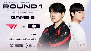 [12.09.2024] T1 vs DK - Game 5 | Round 1 | Vòng Loại Khu Vực LCK 2024