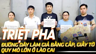 Triệt phá đường dây làm giả bằng cấp, giấy tờ quy mô lớn ở Lào Cai | VOVTV