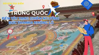 Đến Tây tạng chiêm ngưỡng bức Thanka khổng lồ