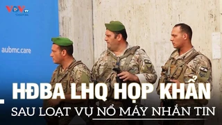 HĐBA LHQ họp khẩn sau loạt vụ nổ máy nhắn tin, bộ đàm gây thương vong lớn ở Li băng | VOVTV